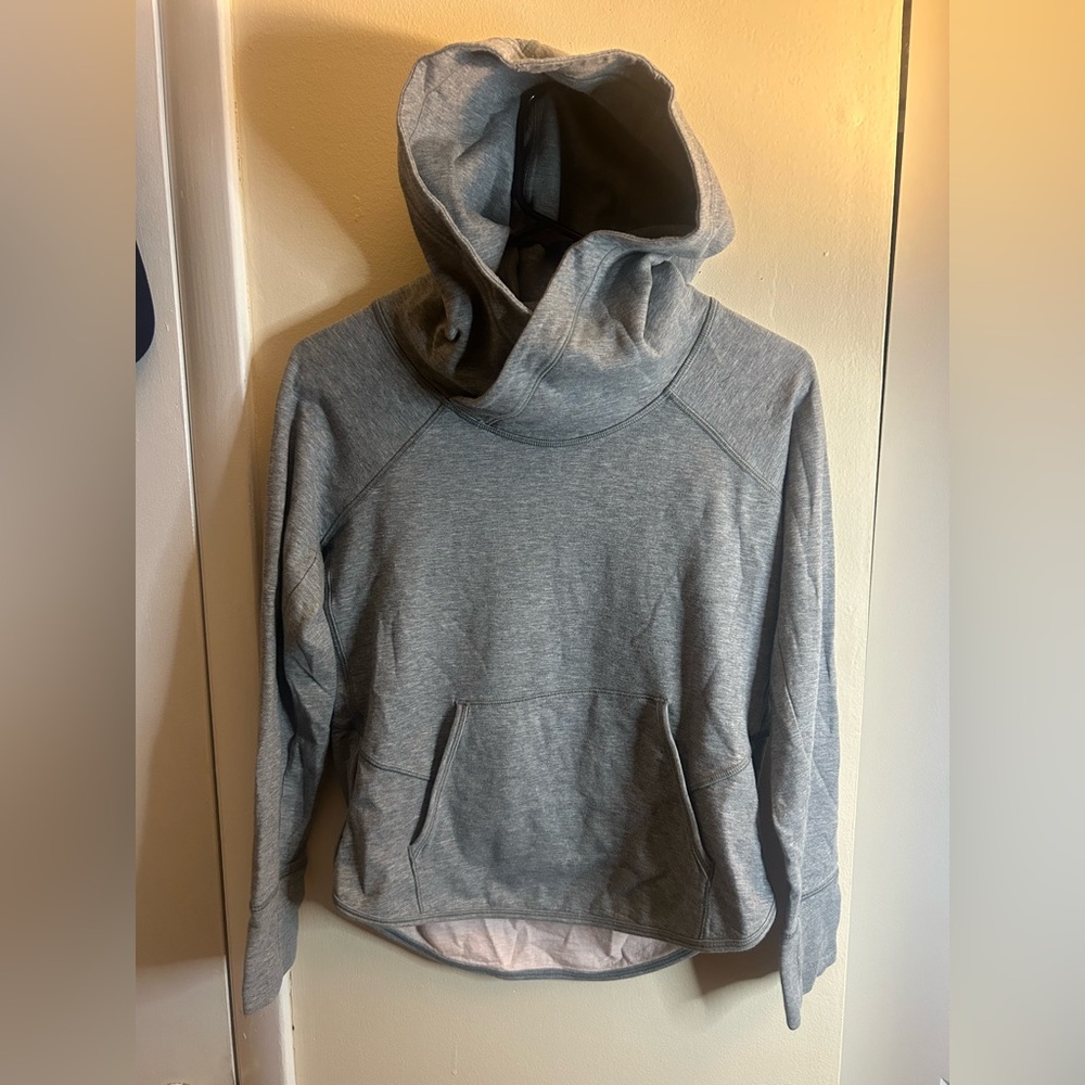 Lululemon Athletica Heather Gray Hooded Pullover